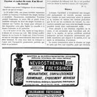 1538 - Page XI-2359 - Correspondance. Durillon forcé accident du travail / Fixation et rachat de rente d'un blessé du travail
