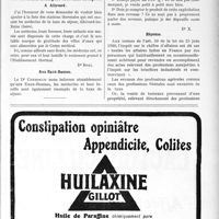 1648 - Page VII-2499 - Correspondance. Les cerises urticariantes / Les médecins exemptés de la taxe de séjour. A Allévard / Aux Eaux-Bonnes / Vente de terre et impôt sur le chiffre d’affaires