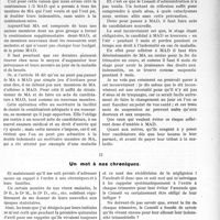 1682 - Page 2533 - Partie professionnelle. Le concours médical et ses filiales. Mutualité familiale. Les combinaisons indemnités-maladies / Un mot à nos chroniques