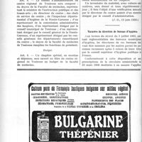 1693 - Page 2544-XLVIII - Documents officiels. A L’officiel. Règlement administratif concernant l’organisation et le fonctionnement du centre régional contre le cancer de Toulouse / Vacance de direction de bureau d’hygiène