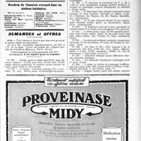 1700 - Page V-2551 - Membres du Concours exerçant dans les stations d’altitude / Membres du concours exerçant dans les stations balnéaires / Demandes et offres