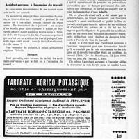 1704 - Page IX-2555 - Correspondance. Nomination des experts sur requête en cas d’accident du travail / Accident survenu à l’occasion du travail