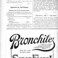 1747 - Page 2598-XLVIII - Correspondance. Application du Tarif Breton I. La visite de contrôle / Application du Tarif Maginot. Empyème avec ou sans résection costale / Visite de nuit. —Abus ??. — Sans réponse