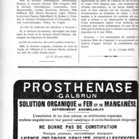 1751 - Page 2602-LII - Notes de pratique quotidienne. Traitement des contractions cloniques des moignons d’amputation / Questions parlementaires et Réponses ministérielles. La commission de contrôle pour les soins aux mutilés de guerre est libre de s’opposer à un paiement
