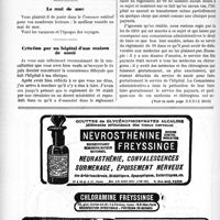 1759 - Page 2610-X - Correspondance. La suppression du P. C. N / Le mal de mer / Création par un hôpital d’une maison de santé