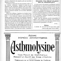 1807 - Page 2658-X - Correspondance. Accidents du travail. Nomination des médecins experts devant les justices de Paix / Admission d’un réformé de guerre dans un sanatorium privé