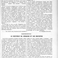 1832 - Page 2683 - Partie Professionnelle. Travaux Originaux. L'exercice de la médecine.... sans les médecins / Le doctorat en médecine et les dentistes [Dr Charézieux]