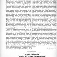 1833 - Page 2684 - Partie Professionnelle. Travaux Originaux. Le doctorat en médecine et les dentistes [Dr Charézieux] / Mutualité familiale. Réunion du Conseil d’Administration, 26 juin 1923