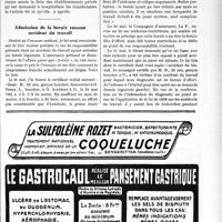 1840 - Page XXXIX-2691 - Correspondance. Admission d’un réformé de guerre dans un sanatorium privé / Admission de la hernie comme accident du travail
