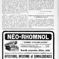 1844 - Page XLIII-2695 - Documents officiels. A L’officiel. Payement des allocations aux femmes en couches / Remploi des dommages de guerre en achat de radium ou installation de rayons X