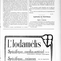 1852 - Page VII-2703 - Correspondance. Droit à pension militaire / Application du Tarif Breton. Radio à domicile