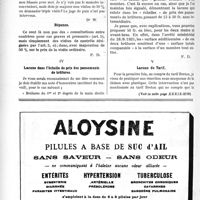 1855 - Page 2706-X - Correspondance. Application du Tarif Breton. Visites de contrôle / Lacune dans l’échelle de prix des pansements de brûlures / Lacune du Tarif
