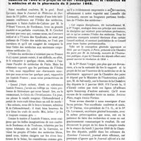 1856 - Page 2707 - Propos du jour. A propos des projets de création d’un Ordre de médecins. Le Congrès de médecine de 1845 et le projet de loi sur l’enseignement et l’exercice de la médecine et de la pharmacie du 3 janvier 1848 [J. Noir]