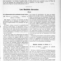 1868 - Page 2719 - Partie scientifique. L’Actualité Scientifique. La Presse. Etude sur l’épilepsie pleurale [(Journ. de Méd. de Bordeaux, 10 mai 1923)] / Les Sociétés Savantes. Paris. Sur la réglementation de la profession de sage-femme, (Académie de médecine ; 3-9-1923) / Maladies mentales et réforme n° 1, (Académie de médecine 3-9 1923)