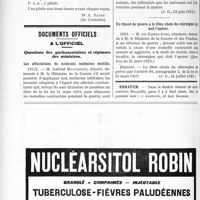 1895 - Page 2746-XLVI - Note de pratique quotidienne. Traitement des fermentations gastriques / Documents officiels. A L’officiel. Questions des parlementaires et réponses des ministres. Les affectations de médecins militaires mutilés / Un blessé de guerre a le libre choix du chirurgien qui doit l’opérer / Erratum