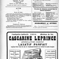 1897 - Page 2748-IV - Office de Renseignements du « Concours » / Membres du concours exerçant dans les stations d’altitude / Membres du concours exerçant dans les stations balnéaires / Demandes et offres