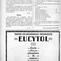 1903 - Page 2754-X - Correspondance. Application du Tarif Breton. Pansements / Blessures multiples