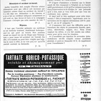 1938 - Page XLI-2789 - Correspondance. Application du Tarif Breton. Pansements et massages multiples / Hémoptysie et accident du travail / Hernie étranglée. Accident du travail