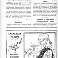 1939 - Page 2790-XLII - Correspondance. Application du Tarif Breton. Hernie étranglée. Accident du travail / Scalp complet / Application du Tarif Maginot. Justification des visites à domicile