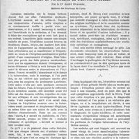 1954 - Page 2805 - Partie scientifique. Travaux Originaux. Évolution et pathogénie de l’érythème noueux, par le Dr André Dufourt