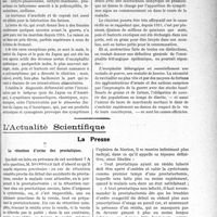 1966 - Page 2817 - Partie scientifique. Travaux Originaux. L’encéphalite léthargique n’est pas une. ses trois formes principales correspondent a trois intoxications alimentaires d'origine différente: lathyrisme, phaséolisme, maidisme, par le Dr Albert Veillard. Forme grave de l’encéphalite léthargique / L’Actualité Scientifique. La Presse. La rétention d’urine des prostatiques