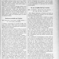 2014 - Page 2865 - Partie Scientifique. L’Actualité Scientifique. Les Sociétés Savantes. Paris. Radiographie sous le contrôle de la radioscopie, (Académie de médecine, 17-7-1923) / Un cas de blocage huileux de la plèvre, (Société médicale des hôpitaux, 15-6-1923) / Traitement du diabète par l’insuline, (Soc. méd. des hôp. 22-6-1923) / Un cas de diabète traité par l’insuline, (Soc. méd. des hôp. 22-6-1923)