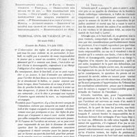 2023 - Page 2874 - Partie Professionnelle. Travaux Originaux. Chronique de la mutualité. Les modifications apportées à la loi de 1898 [Dr M. Vimont] / Jurisprudence. . Responsabilité civile. — 1° Faute. — Sports violents. - Foot-ball. - observation des règles de ce jeu. –Nonexonération des fautes. — Coup d’arrêt. — Choc évitable. - Appréciation des risques inhérents au sport. —2° Responsabilité du fait d’autrui. — Mineur. — Accident sportif. — Directeur de société non chargé de surveiller le jeu. — Irresponsabilité. — Responsabilité du père [Dr Paul Boudin]