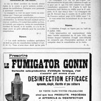 2034 - Page XLI-2885 - Correspondance. Application du Tarif Breton. « Accord » pour radio / Consultations par non oculiste / Ablation d’ongle
