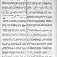 2060 - Page 2911 - Partie Scientifique. Travaux Originaux. Clinique dermatologique. La douleur en chirurgie, (Suite), par Dartigues. Des conséquences psychiques et pratiques du progrès de l'anesthésie chirurgicale. La psychologie des malades devant la douleur chirurgicale / Acquisitions matérielles, positives et permanentes, de l’anesthésie chirurgicale moderne