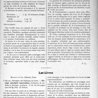 2066 - Page 2917 - Partie Scientifique. L'Actualité Scientifique. Les Sociétés Savantes. Paris. Sur l’anesthésie épidurale, (Société de chirurgie ; 6-6-23) / Traitement du prolapsus génital des femmes âgées, (Soc. de chir ; 6 et 13-6-23) / Les Livres. Chirurgie vasculaire conservatrice, par P. Moure, Masson et Cie, éditeurs, Paris