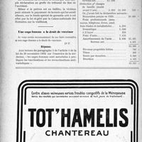 2093 - Page 2944-VIII - Correspondance. Accident du travail. Révision / Calcul de l’impôt sur le revenu / Une sage-femme a le droit de vacciner