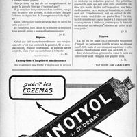 2095 - Page 2946-X - Correspondance. Un remplaçant doit-il être patenté ? / Exemption d’impôts et abattements