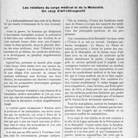 2096 - Page 2947 - Propos du Jour. Les relations du corps médical et de la Mutualité. Un coup d’oeil rétrospectif [J. Noir]