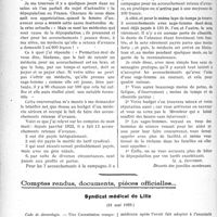 2121 - Page 2972 - Partie Professionnelle. Travaux Originaux. La pratique des accouchements en clientèle. Médecins et sages-femmes [M. A. Bouchet] / Comptes rendus, documents, pièces officielles…. Syndicat médicale de Lille, (18 mai 1923)