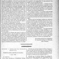 2124 - Page 2975 - Partie Professionnelle. Comptes rendus, documents, pièces officielles…. Fédération des syndicats médicaux de l’Hérault, (22 juillet 1923) / Jurisprudence. Appendicite. — Appréciation des honoraires chirurgicaux.
