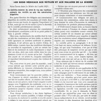 2163 - Page 3014 - Partie Professionnelle. Travaux Originaux. Les honoraires médicaux [A. Gassot] / Les soins médicaux aux mutilés et aux malades de la guerre