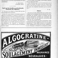 2176 - Page XXXIX-3027 - Correspondance. Régime des impôts dans les régions libérées / Impôt sur les bénéfices professionnels. Déduction des dépenses
