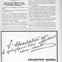 2180 - Page XLIII-3031 - Notes de médecine pratique. Traitement des ulcères variqueux / Législation. Loi du 22 juillet 1923 concernant l’encouragement national à donner aux familles nombreuses