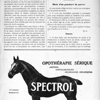 2190 - Page IX-3041 - Correspondance. Soins aux mutilés. Impôts. Location de coffres-forts / Décès d’un pensionné de guerre