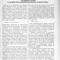 2192 - Page 3043 - Propos du Jour. A propos de la collaboration des médecins aux organisations de médecine sociale. La question des consultations prénatales en Seine-et-Oise [J. Noir]