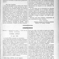 2218 - Page 3069 - Partie Professionnelle. Travaux Originaux. Mutualité familiale. La cure de repos et d’aération de la tuberculose [Dr A. Jousset] / Jurisprudence. Médecin. – Maisons de santé. - Taxe sur le chiffre d’affaires [Dr Paul Boudin]