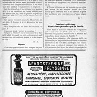2274 - Page XLI-3125 - Correspondance. Admission au bénéfice de l’article 64. Réforme / Pensions militaires. Majorations pour charges de famille