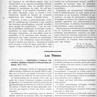 2307 - Page 3160 - Partie Scientifique. L’Actualité Scientifique. Thérapeutique appliquée. L’énergie musculaire et sa récupération spontanée / Les Thèses. Contribution à l’étude de l’association digitaline-ouabaïne en thérapeutique cardiaque, par Dr A. Cousty (Mars 1923)