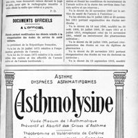 2324 - Page XLIX-3177 - Correspondance. Application du Tarif Breton. 1° Ponction exploratrice. 2° Communication de radio / Documents officiels. A l’officiel. Décrets portant modification des décrets relatifs à la réorganisation des écoles du service de santé militaire.