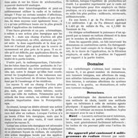 2390 - Page 3243 - Partie Scientifique. Travaux Originaux. La curiethérapie, par le Dr Quivy. Action des corps radioactifs / Dosage / Domaine / Dermatoses
