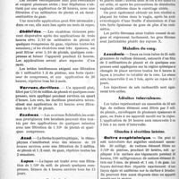 2391 - Page 3244 - Partie Scientifique. Travaux Originaux. La curiethérapie, par le Dr Quivy. Dermatoses / Gynécologie / Maladies du sang / Adénites tuberculeuses / Glandes à sécrétion interne / Système nerveux
