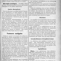 2392 - Page 3245 - Partie Scientifique. Travaux Originaux. La curiethérapie, par le Dr Quivy. Système nerveux / Névralgies / Goutte, rhumatisme / Tumeurs malignes / Sarcomes / Lymphadénomes et lymphosarcomes / Epithéliomas [Dr Quivy]