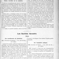 2398 - Page 3251 - Partie Scientifique. L’Actualité Scientifique. La Presse. La vulvo-vaginite des fillettes : son traitement actuel [(La Médecine, août 1923)] / Notions nouvelles sur la scarlatine [(Bull. méd. 11 août 1923)] / Les sociétés Savantes. Paris. Une recrudescence du saturnisme, (Soc. méd. des hôp ; 27-7-1923) / Sur l’instabilité cardiaque, (Soc. méd. des hôp ; 20-7-1923)