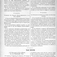 2405 - Page 3258 - Partie Scientifique. L’Actualité Scientifique. Les Congrès. 2me Congrès International de médecine et de pharmacie militaires, (Rome 28 mai — 2 juin 1923) / Les Livres. Les colites, par Pr Carnot, P. Harvier, R. Friedel, Pr Lardennois, J. -B. baillière et fils, éditeurs, Paris
