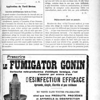 2422 - Page XLV-3275 - Correspondance. Calcul d’impôt sur le revenu / Application du Tarif Breton. Injection antitétanique faite en 2 fois / Déplacements pour un panaris